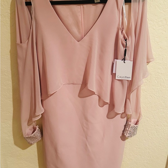 Calvin Klein Pink Midi Dress - Picture 1 of 10